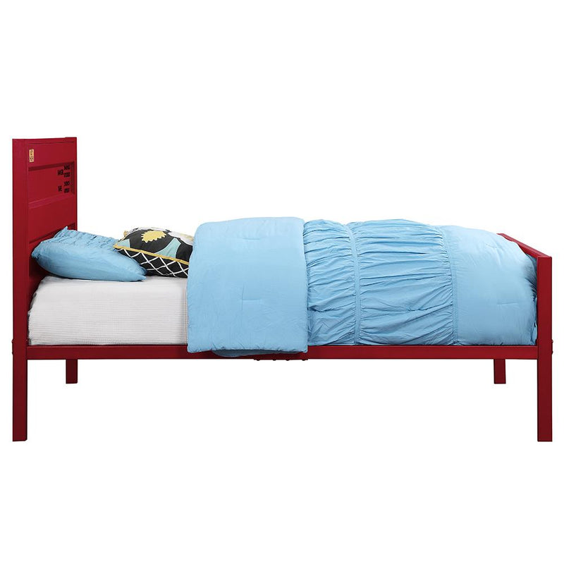 Acme Furniture Cargo 35950T Twin Bed - Red IMAGE 4