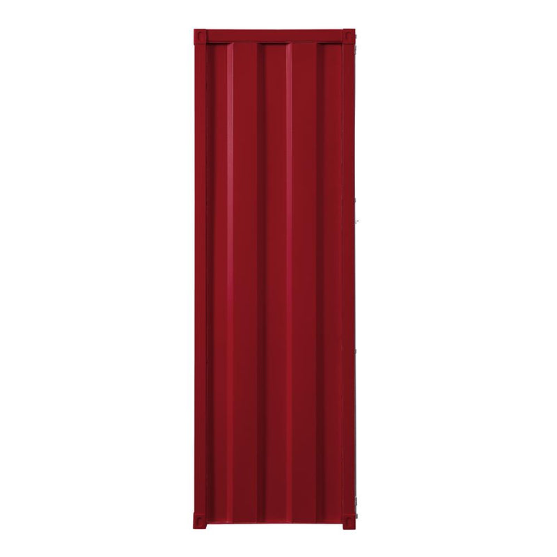 Acme Furniture Cargo 35955 Wardrobe (Single Door) - Red IMAGE 5