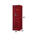 Acme Furniture Cargo 35955 Wardrobe (Single Door) - Red IMAGE 6