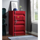 Acme Furniture Cargo 35954 Chest (Single Door) - Red IMAGE 5
