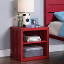 Acme Furniture Cargo 35951 Nightstand with USB Port - Red IMAGE 1