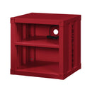 Acme Furniture Cargo 35951 Nightstand with USB Port - Red IMAGE 2