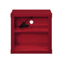 Acme Furniture Cargo 35951 Nightstand with USB Port - Red IMAGE 3