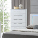 New Classic Furniture Sapphire B2643-070 Chest - White IMAGE 1