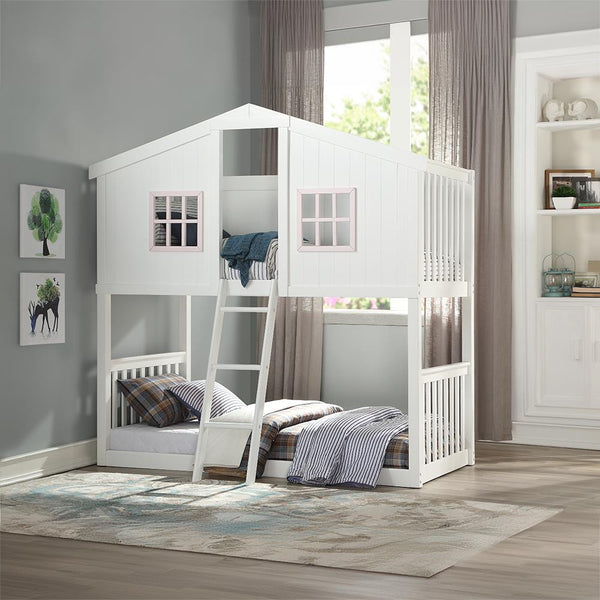 Acme Furniture Rohan Cottage 37410 Twin over Twin Bunk Bed IMAGE 1