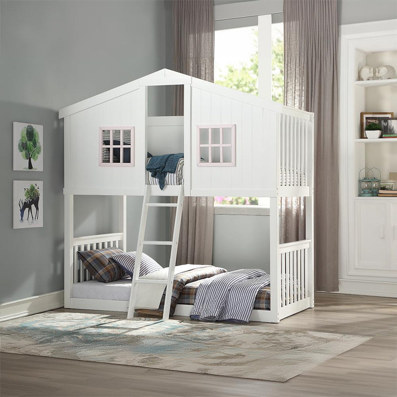 Acme Furniture Rohan Cottage 37410 Twin over Twin Bunk Bed IMAGE 1