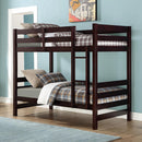 Acme Furniture Ronnie 37775 Twin Over Twin Bunk Bed - Espresso IMAGE 1