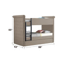 Acme Furniture Romana II 37850 Twin Over Twin Bunk Bed & Trundle - Beige IMAGE 3
