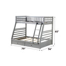 Acme Furniture Jason 37840 Twin/Full Bunk Bed with Storage IMAGE 4