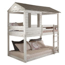 Acme Furniture Darlene 38135 Twin Over Twin Bunk Bed - Rustic White IMAGE 2