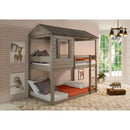 Acme Furniture Darlene 38140 Twin Over Twin Bunk Bed - Rustic Grey IMAGE 1