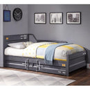 Acme Furniture Cargo 39885 Twin Daybed & Trundle - Gunmetal IMAGE 1
