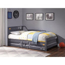 Acme Furniture Cargo 39885 Twin Daybed & Trundle - Gunmetal IMAGE 2