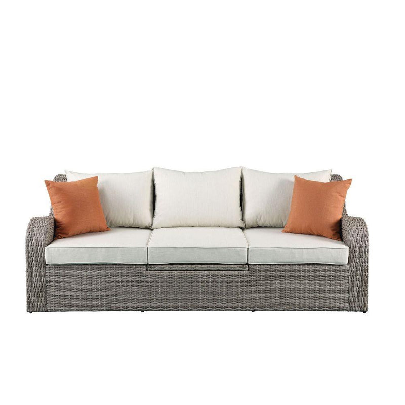 Acme Furniture Salena 45010 Patio Sectional & 2 Ottomans IMAGE 3