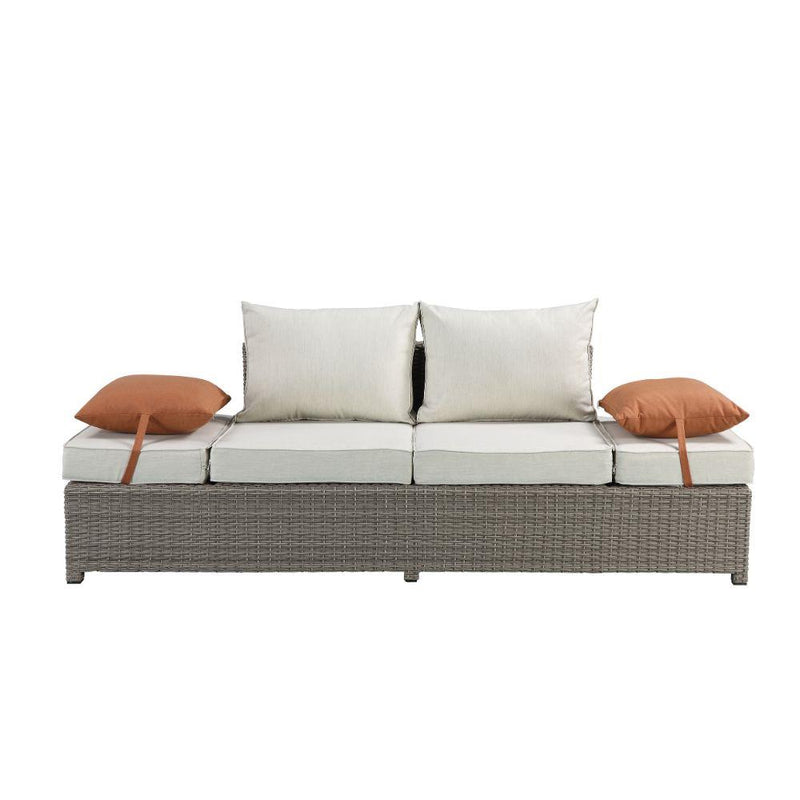 Acme Furniture Salena 45015 Patio Sofa & 2 Ottomans IMAGE 5