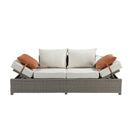 Acme Furniture Salena 45015 Patio Sofa & 2 Ottomans IMAGE 6