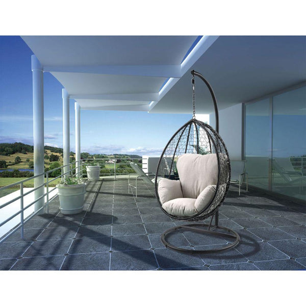 Acme Furniture Simona 45030 Patio Swing Chair with Stand IMAGE 1