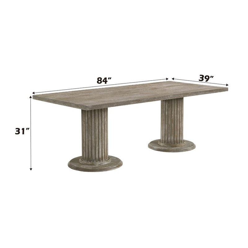 Acme Furniture Gabrian 60170 Dining Table IMAGE 5