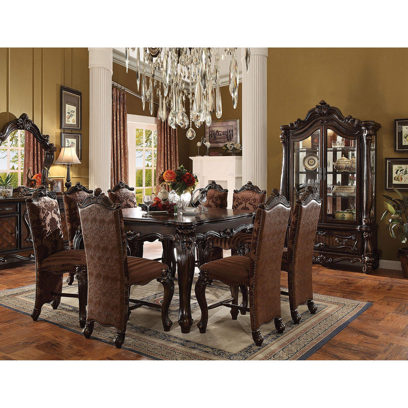 Acme Furniture Versailles 61157 Counter Height Chair - 2-Tone Light Brown PU IMAGE 2
