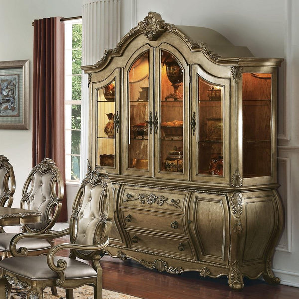 Acme Furniture Ragenardus 61294 Hutch & Buffet - Vintage Oak IMAGE 1