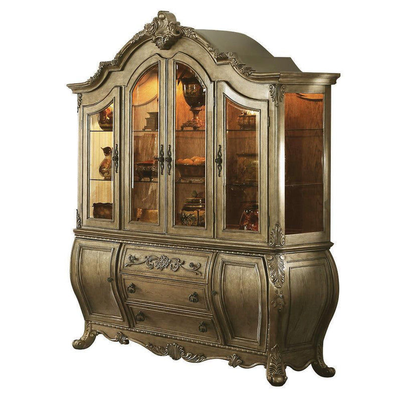 Acme Furniture Ragenardus 61294 Hutch & Buffet - Vintage Oak IMAGE 2