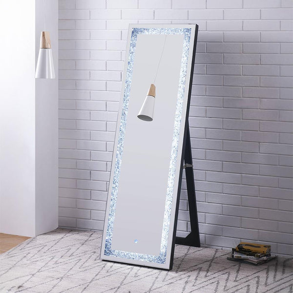Acme Furniture Noralie 97713 Floor Mirror (LED) IMAGE 1
