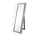 Acme Furniture Noralie 97713 Floor Mirror with LED IMAGE 7