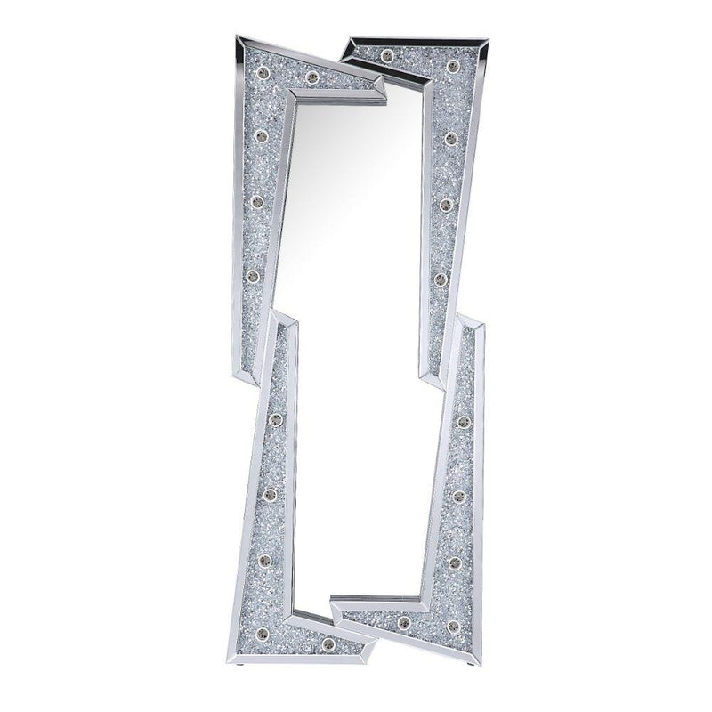 Acme Furniture Noralie 97757 Floorstanding Accent Mirror with LED IMAGE 1