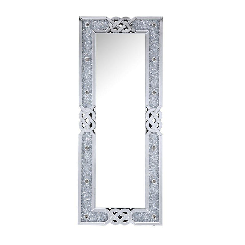 Acme Furniture Noralie 97758 Floorstanding Accent Mirror with LED IMAGE 1