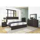 Signature Design by Ashley Belachime B2589B4 King Panel Bed IMAGE 6