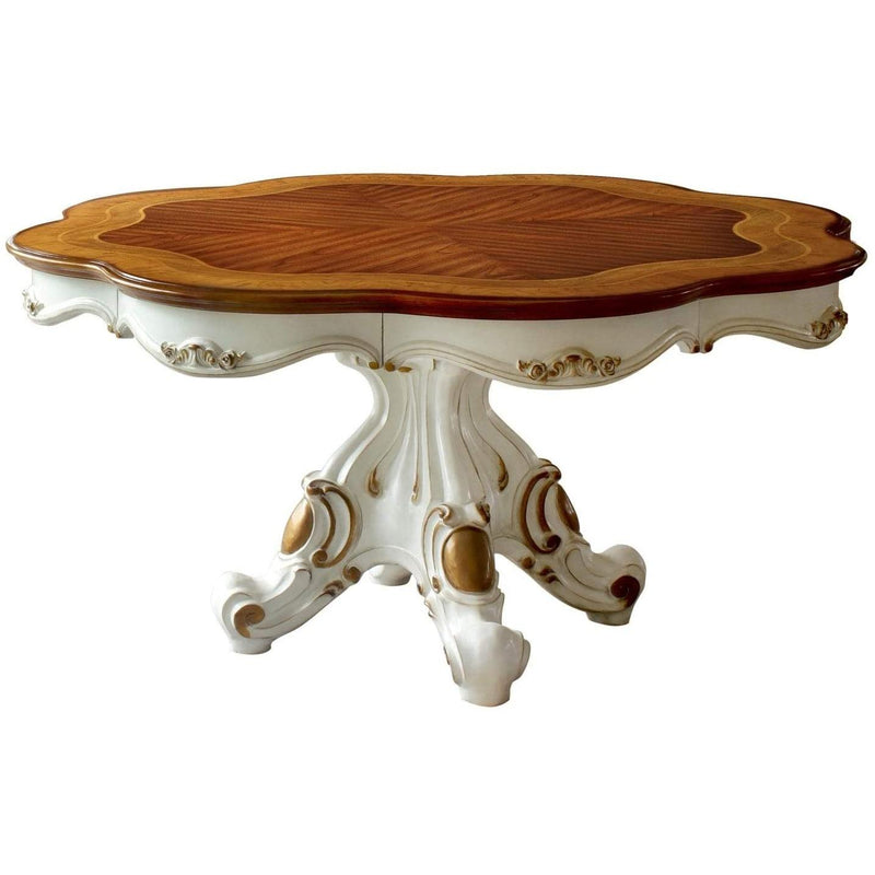 Acme Furniture Picardy 63470 Round Dining Table IMAGE 2