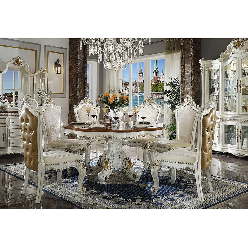 Acme Furniture Picardy 63470 Round Dining Table IMAGE 4