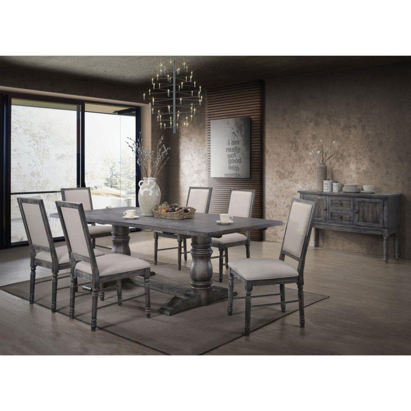 Acme Furniture Leventis 66180 Dining Table IMAGE 5