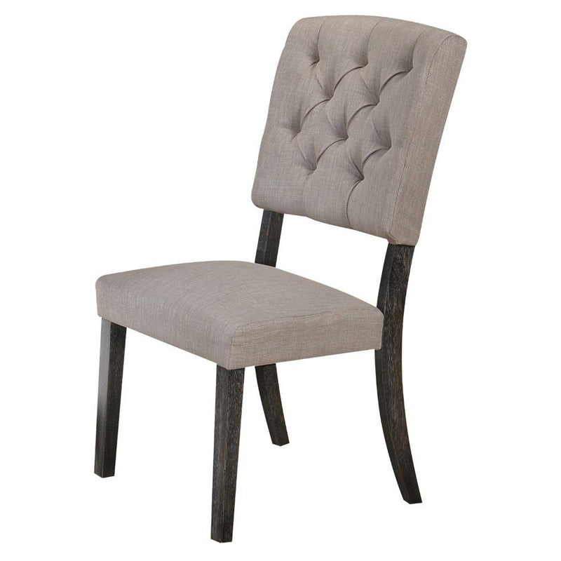 Acme Furniture Bernard 66192 Side Chair - Weathered Grey IMAGE 1