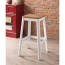 Acme Furniture Jacotte 72331 Bar Stool - Natural and White IMAGE 2