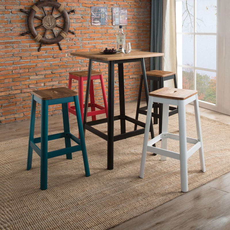 Acme Furniture Jacotte 72330 Bar Table - Natural and Black IMAGE 3