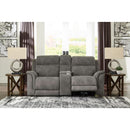  Signature Design by Ashley Next-Gen DuraPella 5930118 Power Reclining Loveseat with Console and Adjustable Headrest IMAGE 6