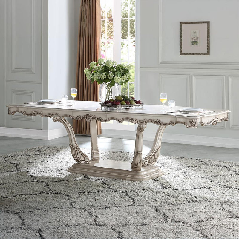 Acme Furniture Gorsedd 67440 Dining Table with Pedestal Base IMAGE 1