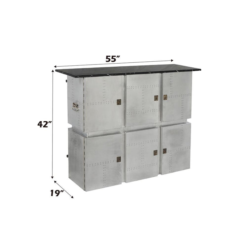 Acme Furniture Brancaster 70450 Bar Table with Marble Top IMAGE 9
