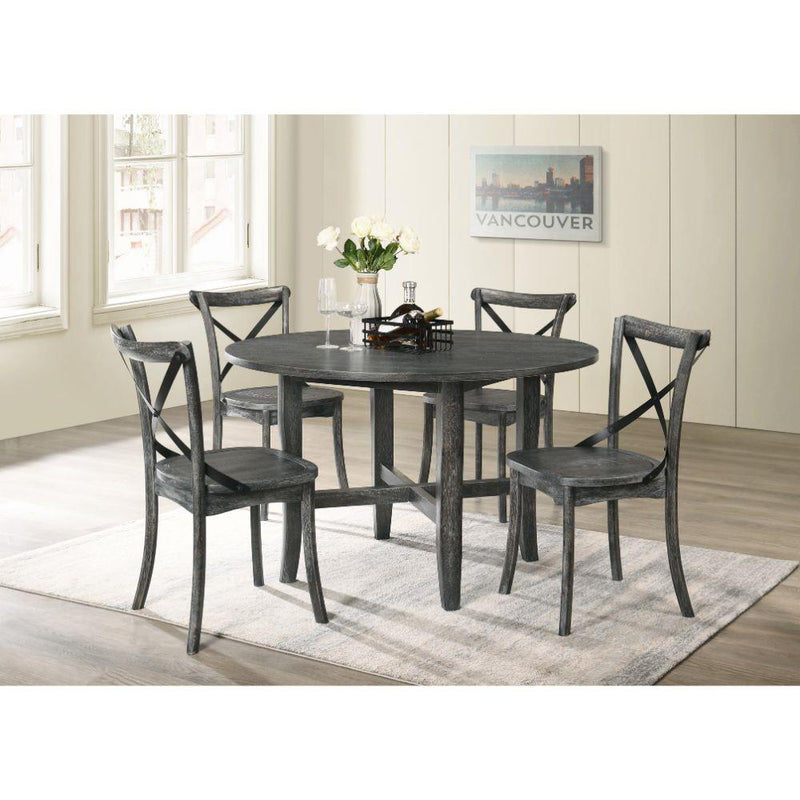 Acme Furniture Kendric 71895 Dining Table - Rustic Gray IMAGE 4