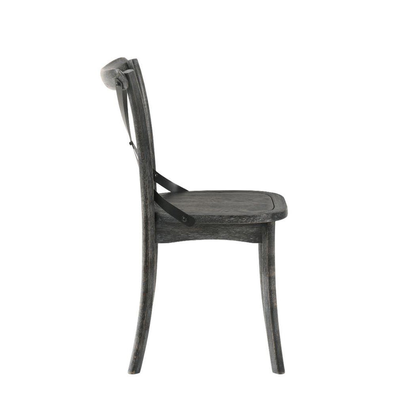 Acme Furniture Kendric 71897 Side Chair - Rustic Grey IMAGE 3