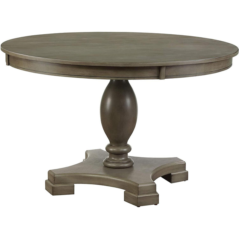 Acme Furniture Waylon 72205 Round Dining Table - Grey Oak IMAGE 2