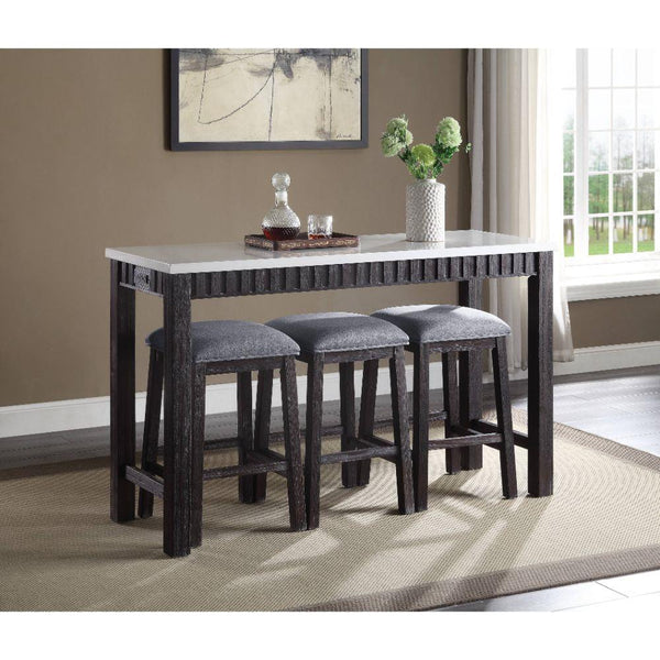Acme Furniture Necalli 72930 4 pc Pack Counter Height Set IMAGE 1