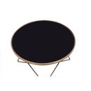 Acme Furniture Valora 81830 Coffee Table - Champagne & Black Glass IMAGE 2