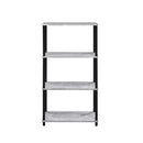 Acme Furniture 92737 Bookshelf - Antique White & Black IMAGE 2