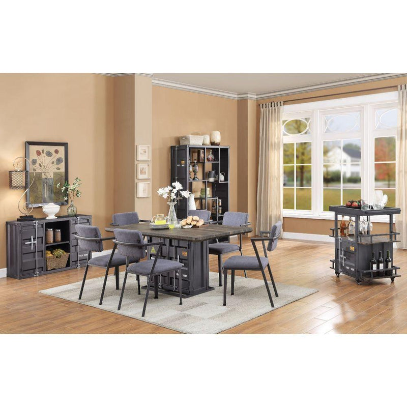 Acme Furniture Cargo 77902 Dining Chair - Gunmetal IMAGE 2