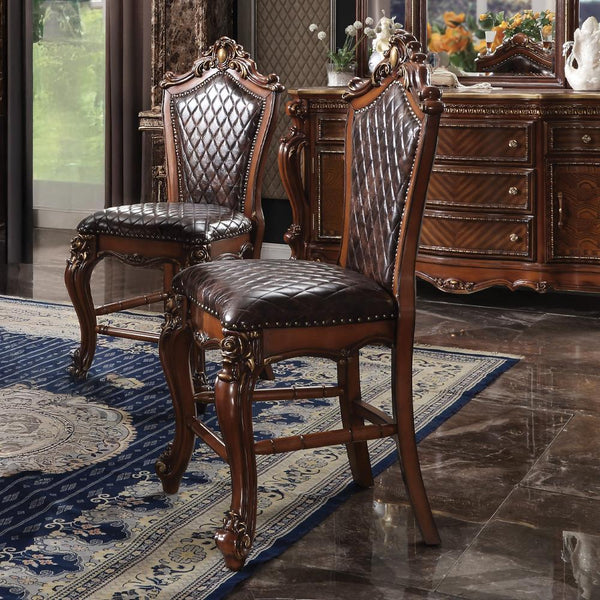 Acme Furniture Picardy 78222 Counter Height Chair - Cherry Oak IMAGE 1