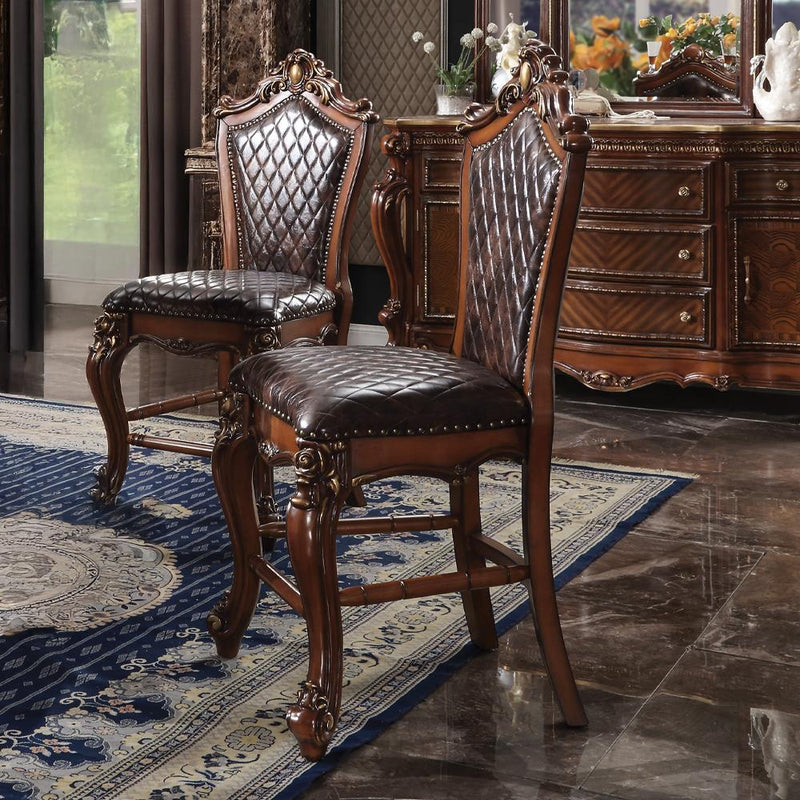 Acme Furniture Picardy 78222 Counter Height Chair - Cherry Oak IMAGE 1