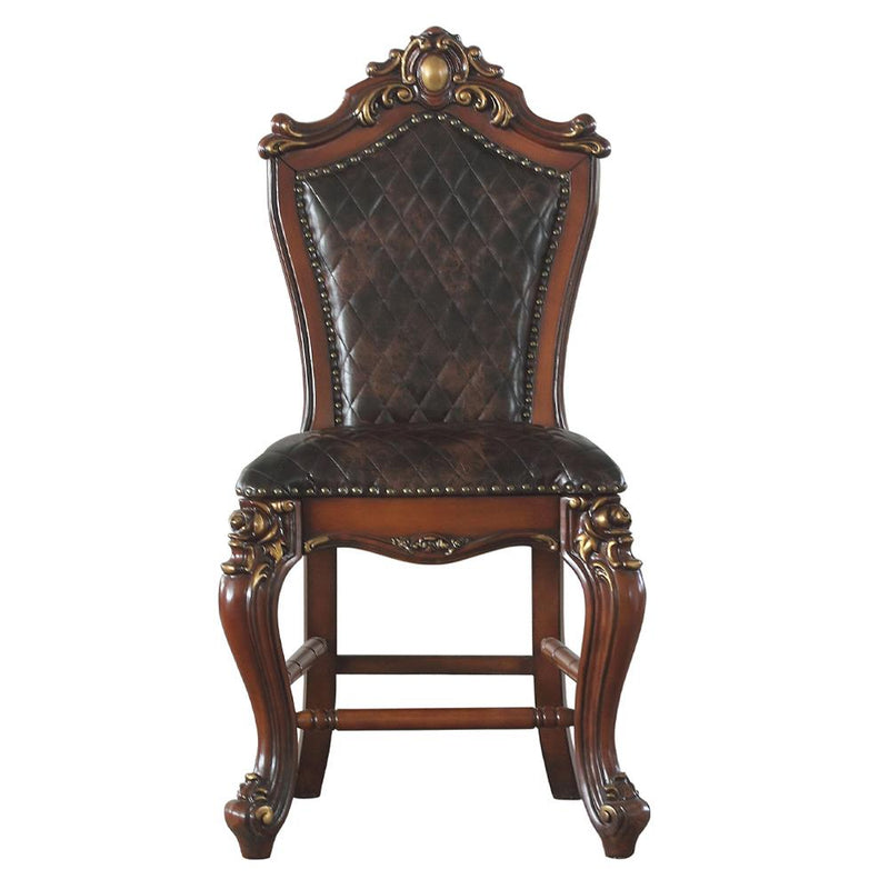 Acme Furniture Picardy 78222 Counter Height Chair - Cherry Oak IMAGE 3