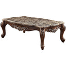 Acme Furniture Latisha 82145 Coffee Table - Marble & Antique Oak IMAGE 1